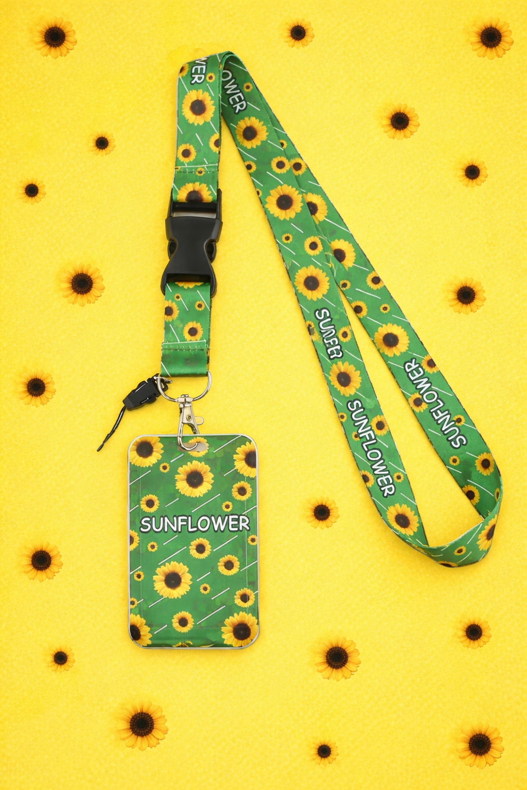 Tour de cou Tournesol – Badge Handicap Invisible